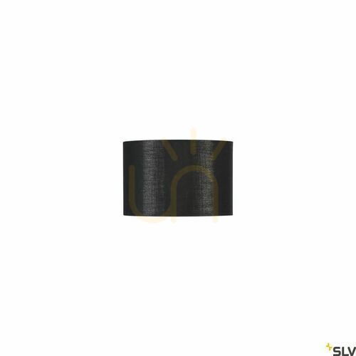 Kontrola Stínidlo SLV FENDA 30 cm černá měděná ocel textil 155592