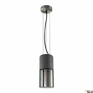 Závěsné svítidlo SLV LISENNE kouřové sklo čedič E27 28,5 cm 155714 small 1