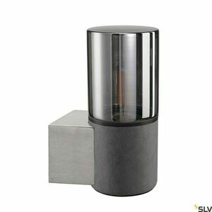 Přisazená lampa SLV LISENNE kouřové sklo čedič 155752 small 1