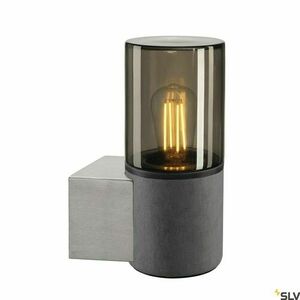 Přisazená lampa SLV LISENNE kouřové sklo čedič 155752 small 0