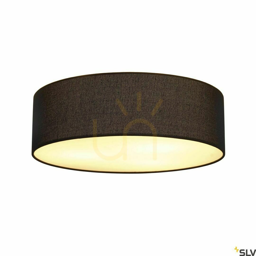Kontrola Stropní svítidlo SLV TENORA CL-1 černé textilní 50 cm E27 156050 Stropní svítidlo SLV TENORA CL-1 černé textilní 50 cm E27 156050