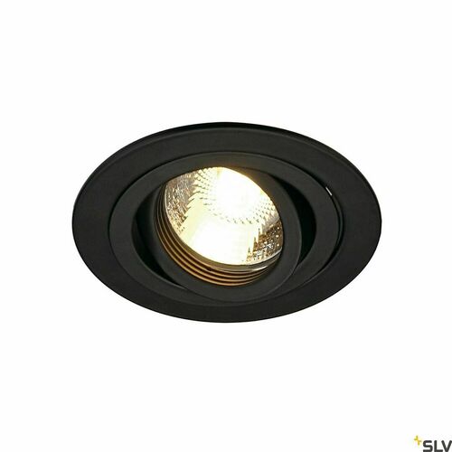 Kontrola Kulaté zápustné svítidlo SLV NEW TRIA 1 černé GU10 50 W 230 V 113490