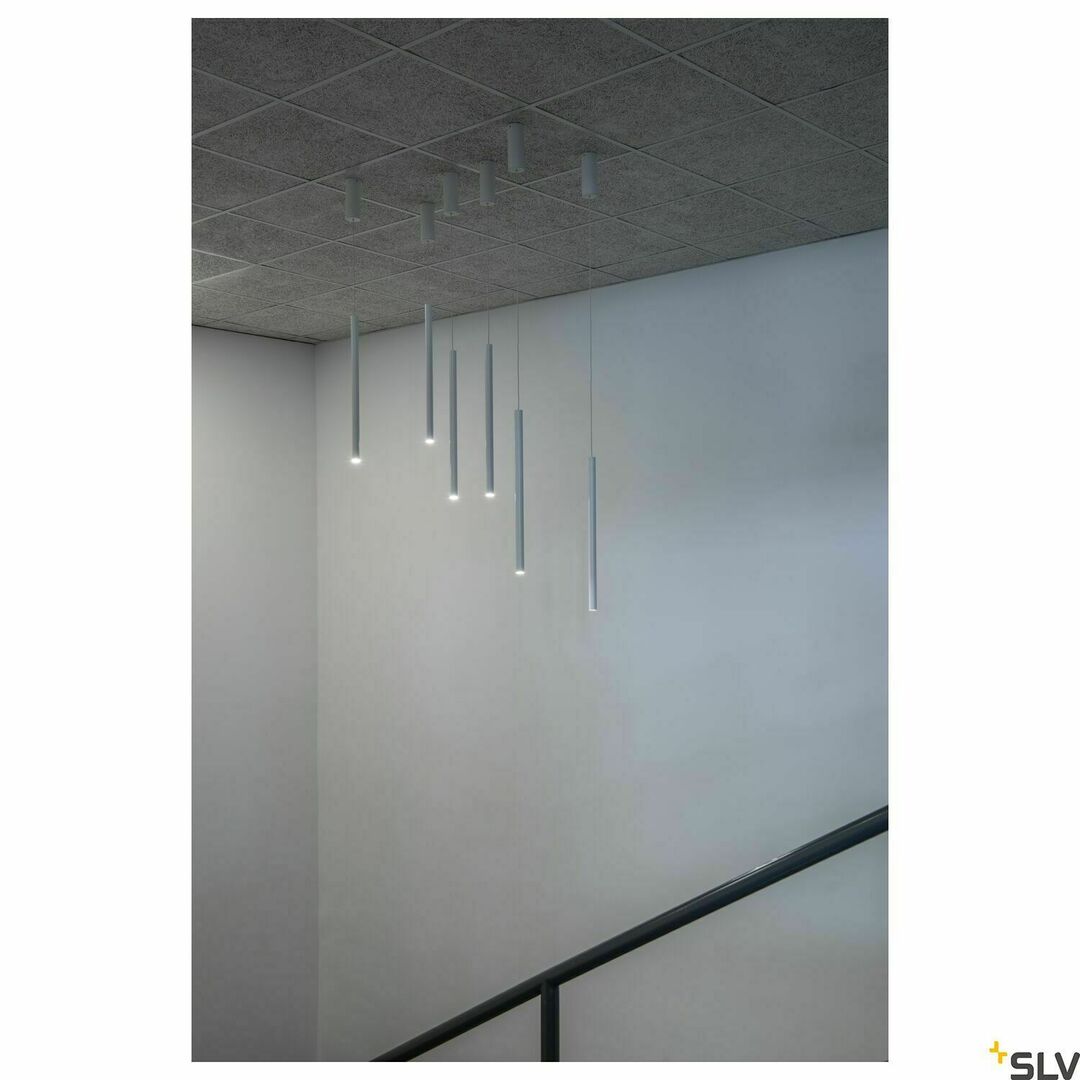 Náhled Závěsné svítidlo SLV HELIA 60 bílé 7,5 W 3000 K 158401 Závěsné svítidlo SLV HELIA 60 bílé 7,5 W 3000 K 158401