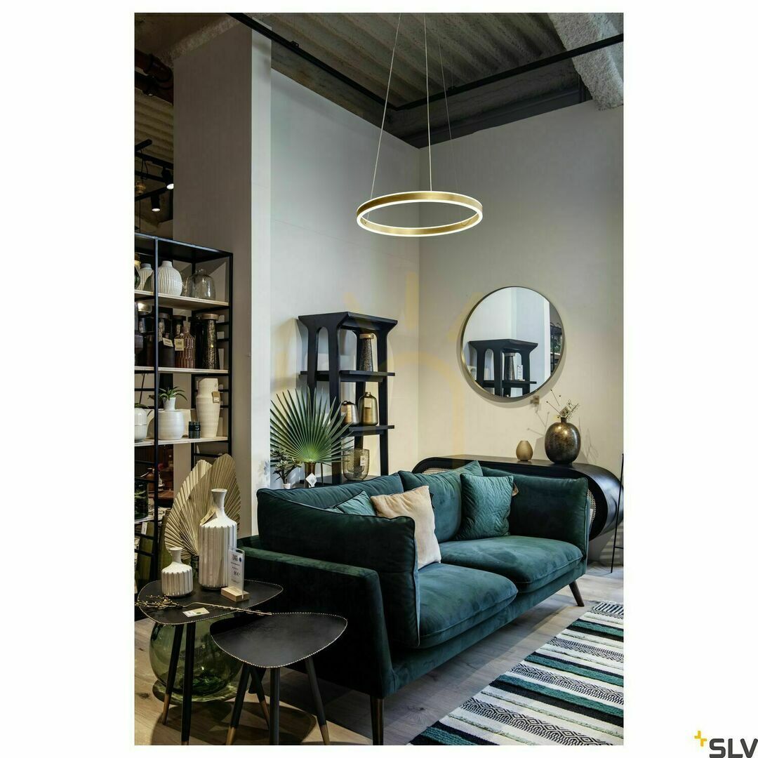 Zobrazit Závěsné svítidlo SLV ONE 60 mosaz 24W 2700/3000K 1005177 Závěsné svítidlo SLV ONE 60 mosaz 24W 2700/3000K 1005177