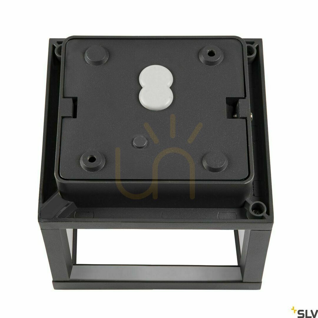 Pohled Venkovní nástěnné svítidlo SLV QUADRULO CL LED antracit 7,5 W IP55 1005202 Venkovní nástěnné svítidlo SLV QUADRULO CL LED antracit 7,5 W IP55 1005202
