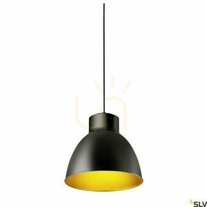 Závěsné svítidlo SLV PARA DOME E27 černé hliníkové 150W IP20 1005214 small 1