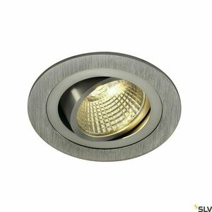 Zápustné svítidlo SLV NEW TRIA 1 SET 113906 8W 3000K 700lm kulaté stříbrné 0 Zápustné svítidlo SLV NEW TRIA 1 SET 113906 8W 3000K 700lm kulaté stříbrné small 0