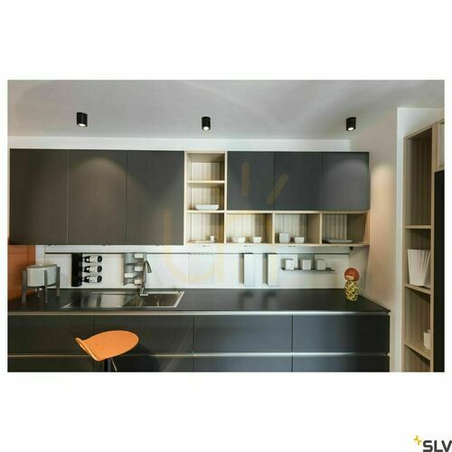 Kontrola Stropní svítidlo SLV TRILEDO ROUND CL černé 7,6W 3000K 113930