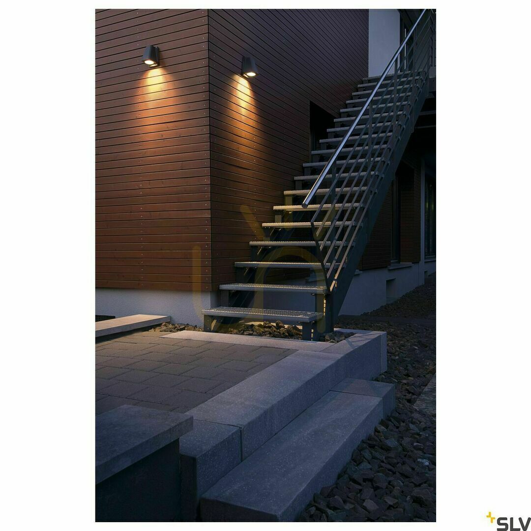 Náhled Venkovní nástěnné svítidlo SLV WALLYX GU10 IP44 antracit 227195 Venkovní nástěnné svítidlo SLV WALLYX GU10 IP44 antracit 227195