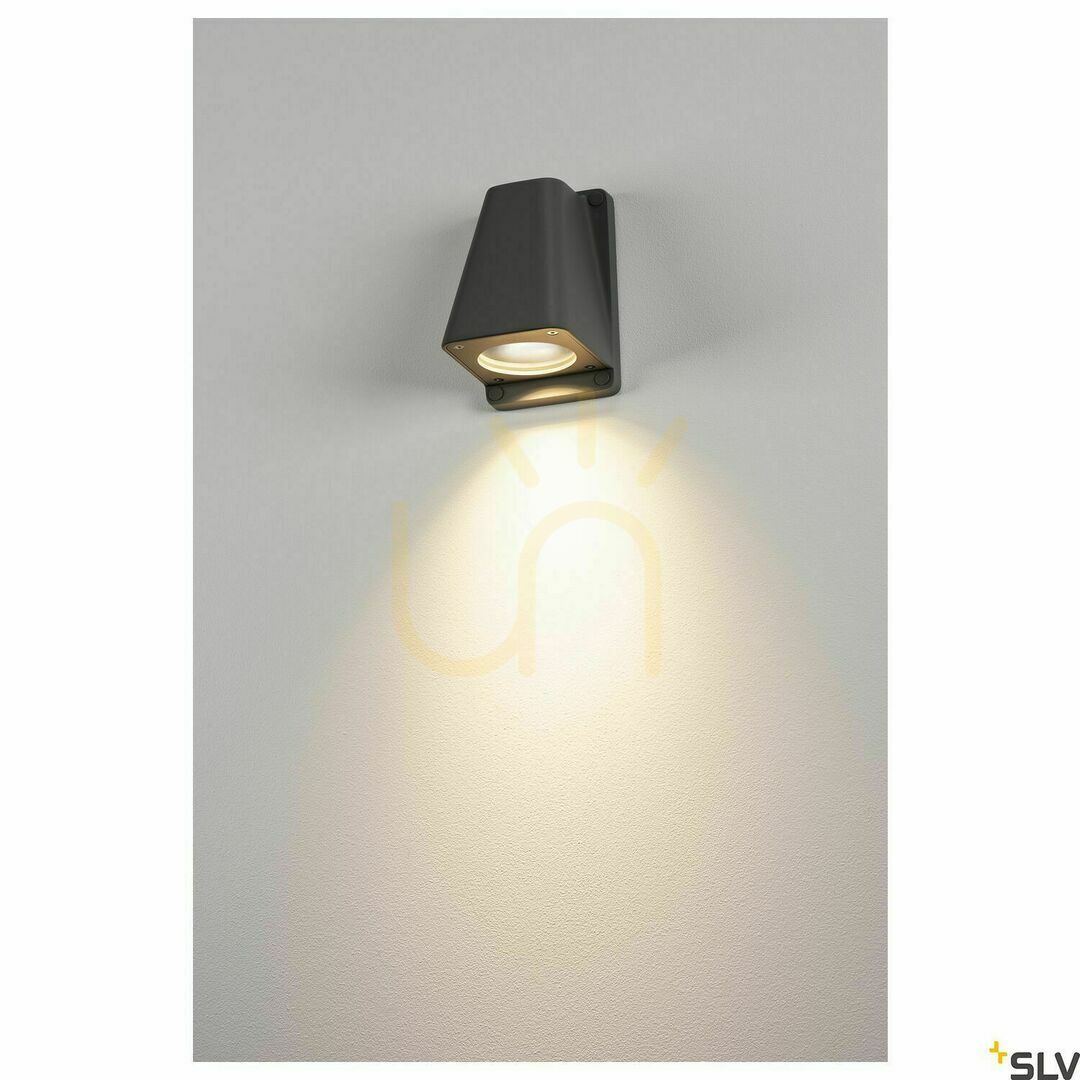 Zobrazit Venkovní nástěnné svítidlo SLV WALLYX GU10 IP44 antracit 227195 Venkovní nástěnné svítidlo SLV WALLYX GU10 IP44 antracit 227195