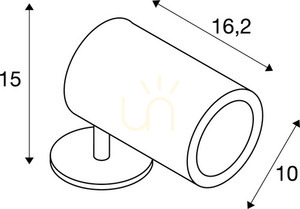 Venkovní nástěnné svítidlo SLV HELIA LED antracit 15W 3000K IP55 228555 small 4