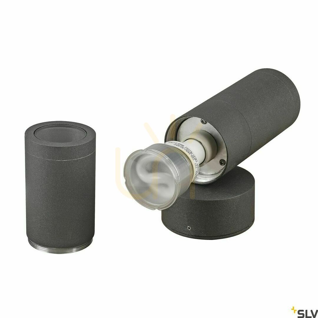 Pohled Venkovní nástěnné svítidlo SLV ASTINA antracit IP44 11W 228775 Venkovní nástěnné svítidlo SLV ASTINA antracit IP44 11W 228775