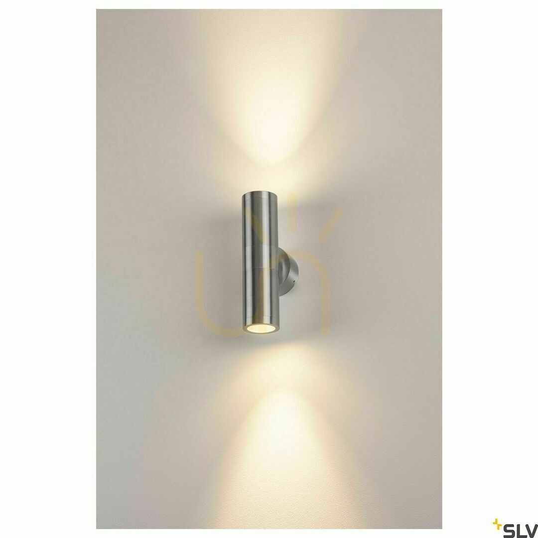 Pohled Venkovní nástěnné svítidlo SLV ASTINA hliník IP44 11W 228776 Venkovní nástěnné svítidlo SLV ASTINA hliník IP44 11W 228776