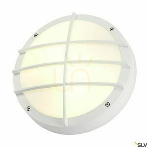 Venkovní nástěnné svítidlo SLV BULAN GRID bílé 27,5 cm IP55 229081 small 0