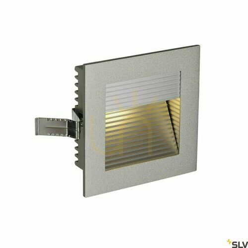 Kontrola Zápustné svítidlo SLV FRAME CURVE 111292 šedé LED 1W 3000K IP20
