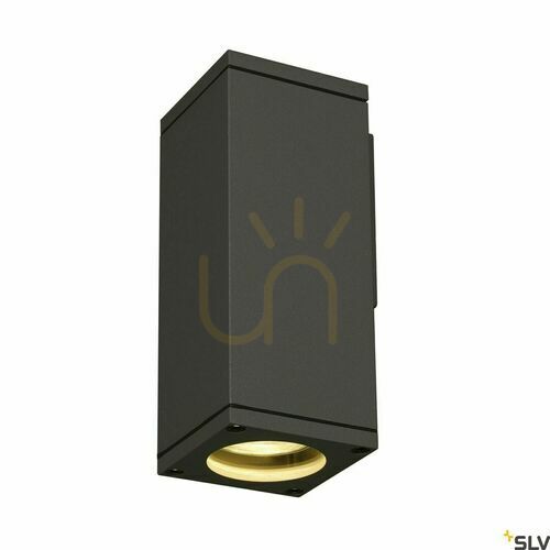 Kontrola Venkovní nástěnné svítidlo SLV THEO WALL antracit GU10 IP44 35 W 229525