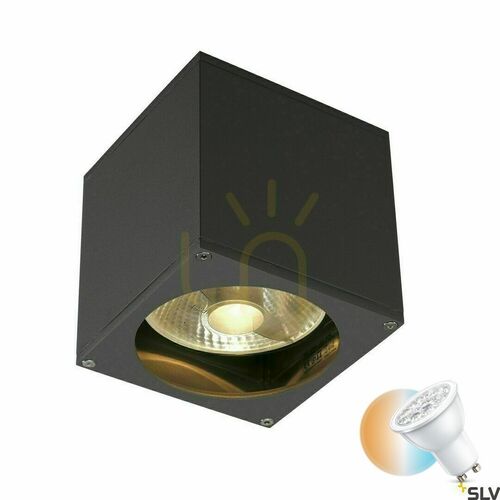 Kontrola Venkovní nástěnné svítidlo SLV BIG THEO WALL antracit IP44 229565