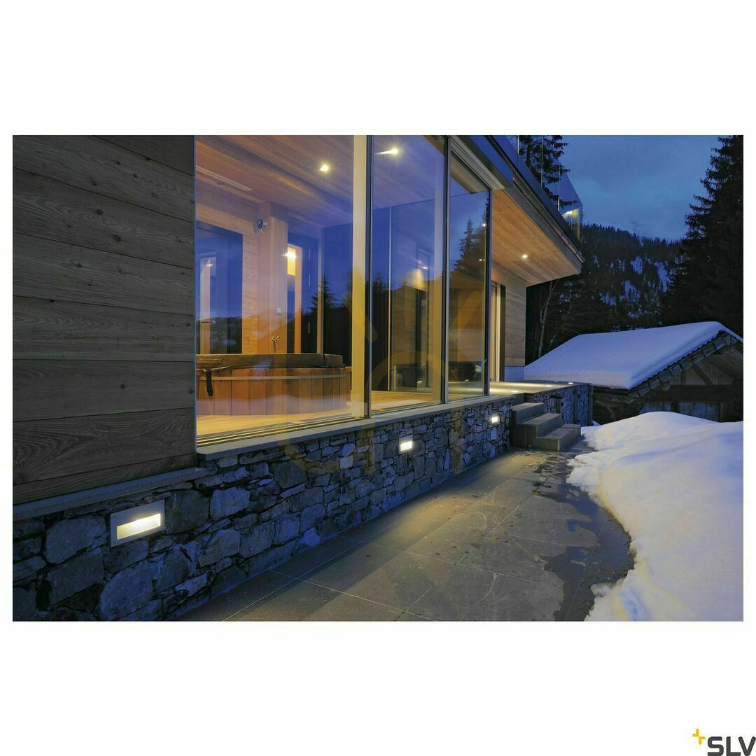 Pohled Venkovní zapuštěné svítidlo SLV BRICK LED DOWNUNDER šedé IP54 3000K 229702 Venkovní zapuštěné svítidlo SLV BRICK LED DOWNUNDER šedé IP54 3000K 229702