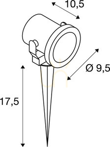 Venkovní bodové světlo SLV NAUTILUS SPIKE nerezová ocel 25W IP55 229740 1 Venkovní bodové světlo SLV NAUTILUS SPIKE nerezová ocel 25W IP55 229740 small 1