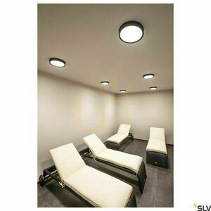 Venkovní stropní svítidlo SLV AINOS antracit 21W 3000K IP44 229965 small 3