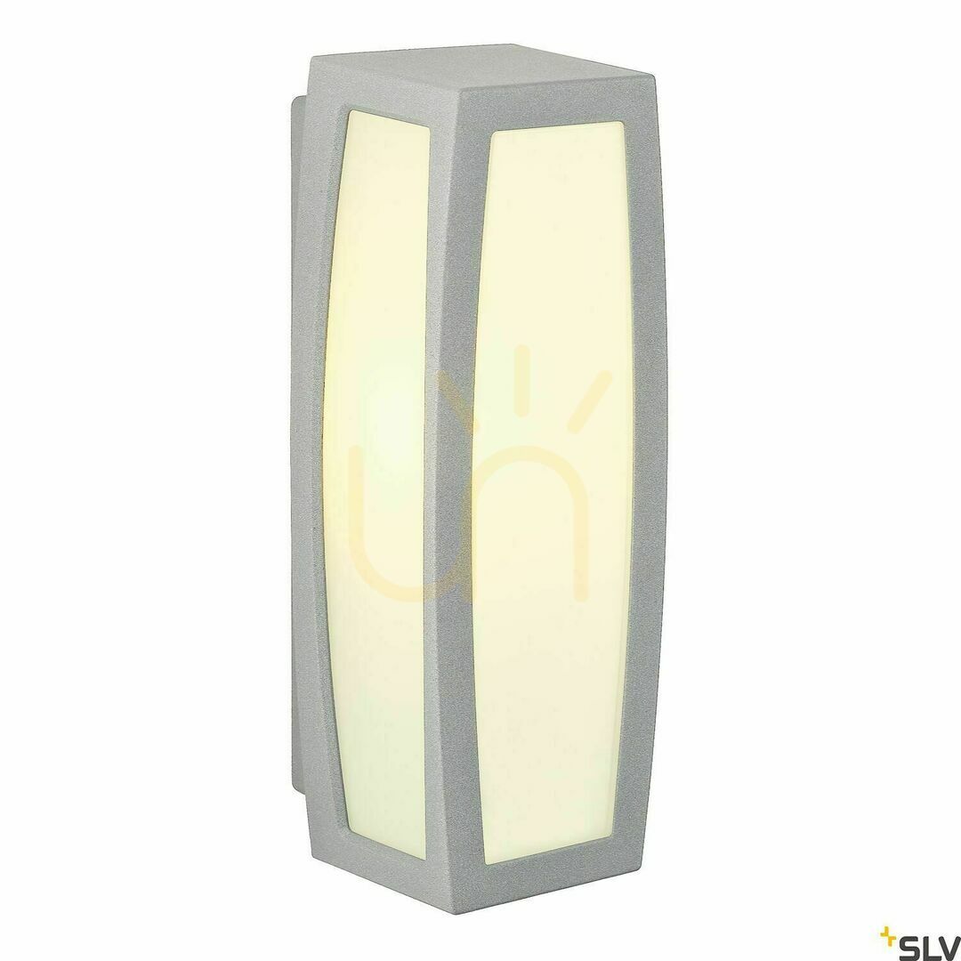Pohled Venkovní nástěnné svítidlo SLV MERIDIAN BOX šedé IP54 230044 Venkovní nástěnné svítidlo SLV MERIDIAN BOX šedé IP54 230044