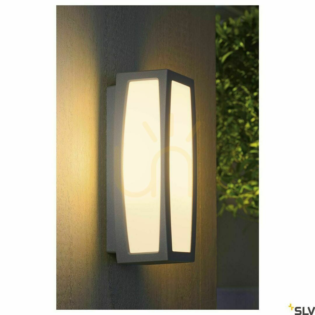 Náhled Venkovní nástěnné svítidlo SLV MERIDIAN BOX šedé IP54 230044 Venkovní nástěnné svítidlo SLV MERIDIAN BOX šedé IP54 230044