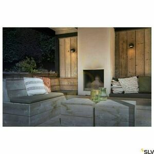 Venkovní nástěnné svítidlo SLV SITRA antracit IP44 230355 small 5