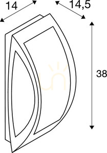 Venkovní nástěnné a stropní svítidlo SLV MERIDIAN 2 stříbrnošedé E27 IP54 25W 230444 small 3