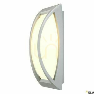 Venkovní nástěnné a stropní svítidlo SLV MERIDIAN 2 stříbrnošedé E27 IP54 25W 230444 small 0