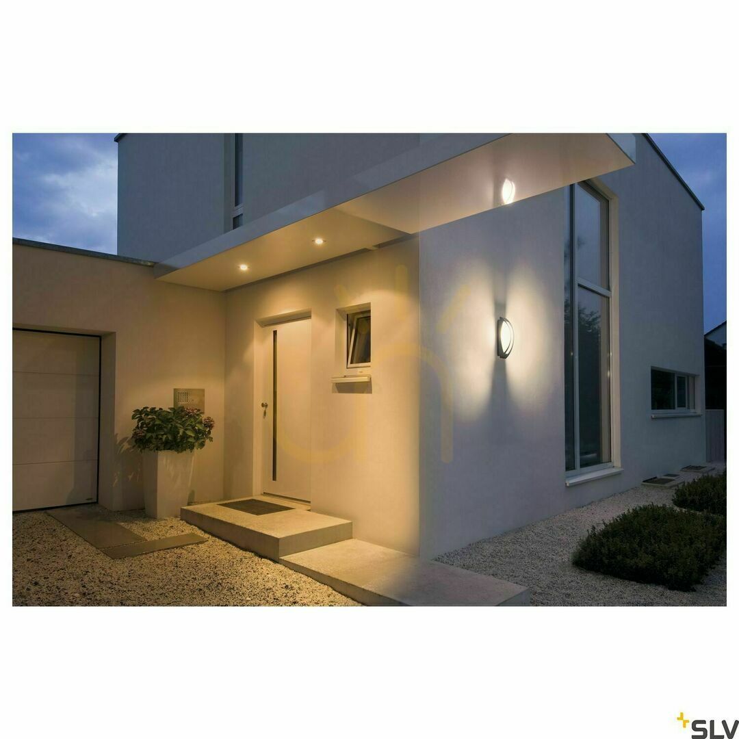 Pohled Venkovní nástěnné svítidlo SLV MERIDIAN 2 antracit IP54 230445 Venkovní nástěnné svítidlo SLV MERIDIAN 2 antracit IP54 230445