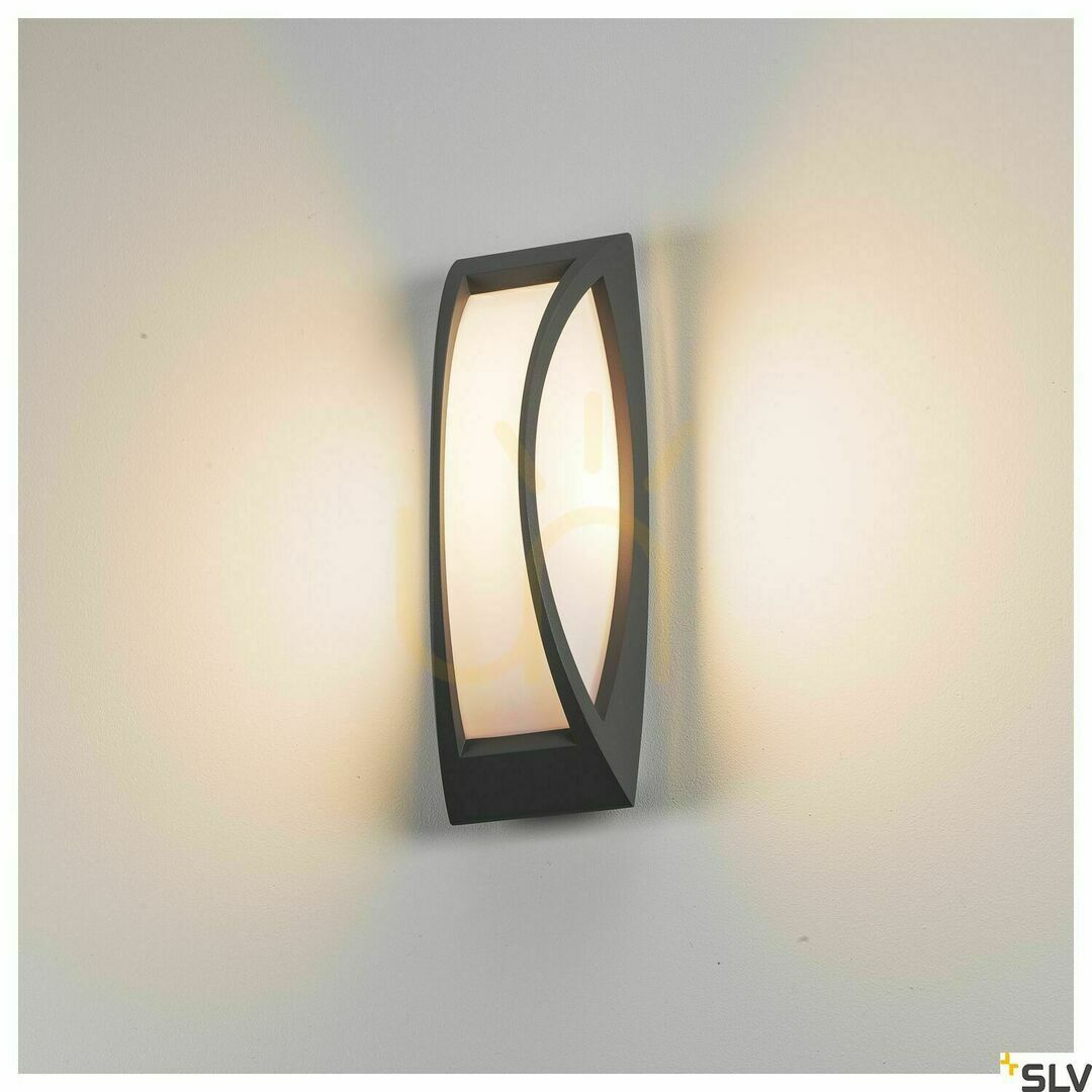 Zobrazit Venkovní nástěnné svítidlo SLV MERIDIAN 2 antracit IP54 230445 Venkovní nástěnné svítidlo SLV MERIDIAN 2 antracit IP54 230445