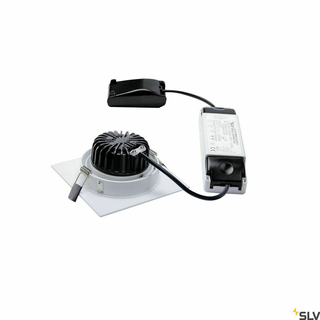 Pohled Zápustné svítidlo SLV NEW TRIA 1 SET bílé 14W 3000K 114251 Zápustné svítidlo SLV NEW TRIA 1 SET bílé 14W 3000K 114251