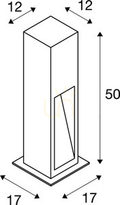 Venkovní sloupek SLV ARROCK STONE čedič šedý LED 9W 3000K IP44 231370 1 Venkovní sloupek SLV ARROCK STONE čedič šedý LED 9W 3000K IP44 231370 small 1