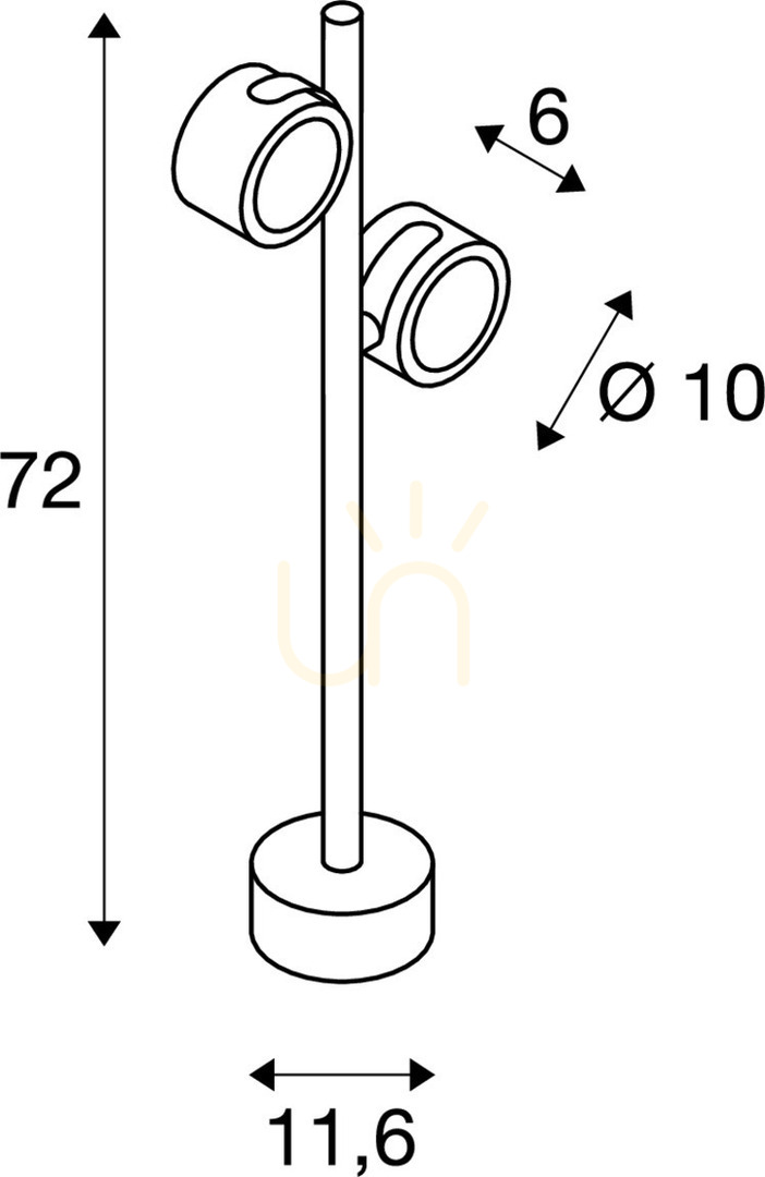 Náhled Venkovní stojací lampa SLV SITRA SL 360 antracit 72 cm IP44 231505 Venkovní stojací lampa SLV SITRA SL 360 antracit 72 cm IP44 231505