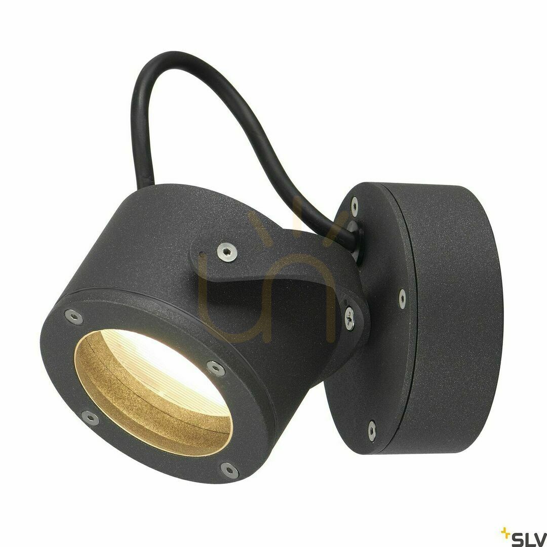 Kontrola Venkovní nástěnné svítidlo SLV SITRA 360 WL antracit IP44 9W 231515 Venkovní nástěnné svítidlo SLV SITRA 360 WL antracit IP44 9W 231515