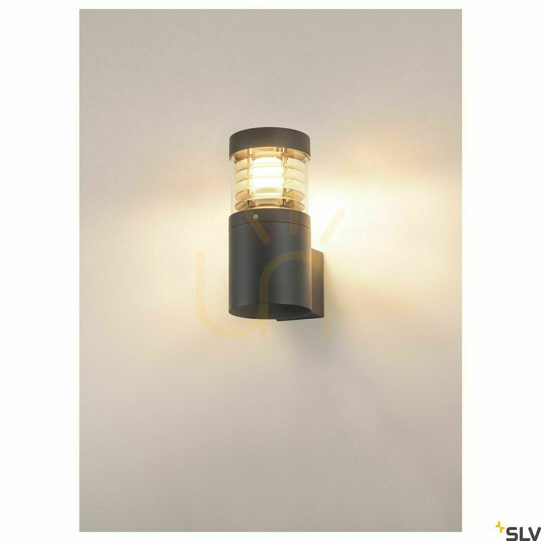 Pohled Venkovní nástěnné svítidlo SLV F-POL WALL antracit IP54 231585 Venkovní nástěnné svítidlo SLV F-POL WALL antracit IP54 231585