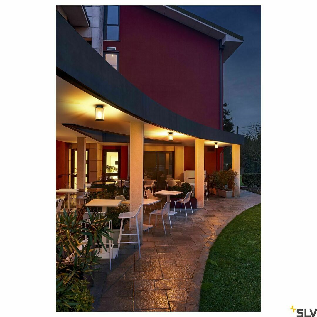 Zobrazit Venkovní stropní svítidlo SLV PHOTONIA antracit IP44 E27 60 W 230 V 232055 Venkovní stropní svítidlo SLV PHOTONIA antracit IP44 E27 60 W 230 V 232055
