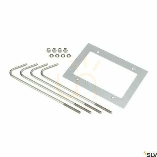Kontrola Sada kotev do betonu SLV LOGS pro stojací lampy 40/70 šedá 232119