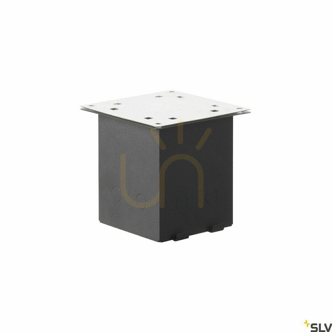 Pohled Montážní nádoba pro stojací lampu SLV H-POL 232195 černá nerezová ocel Montážní nádoba pro stojací lampu SLV H-POL 232195 černá nerezová ocel