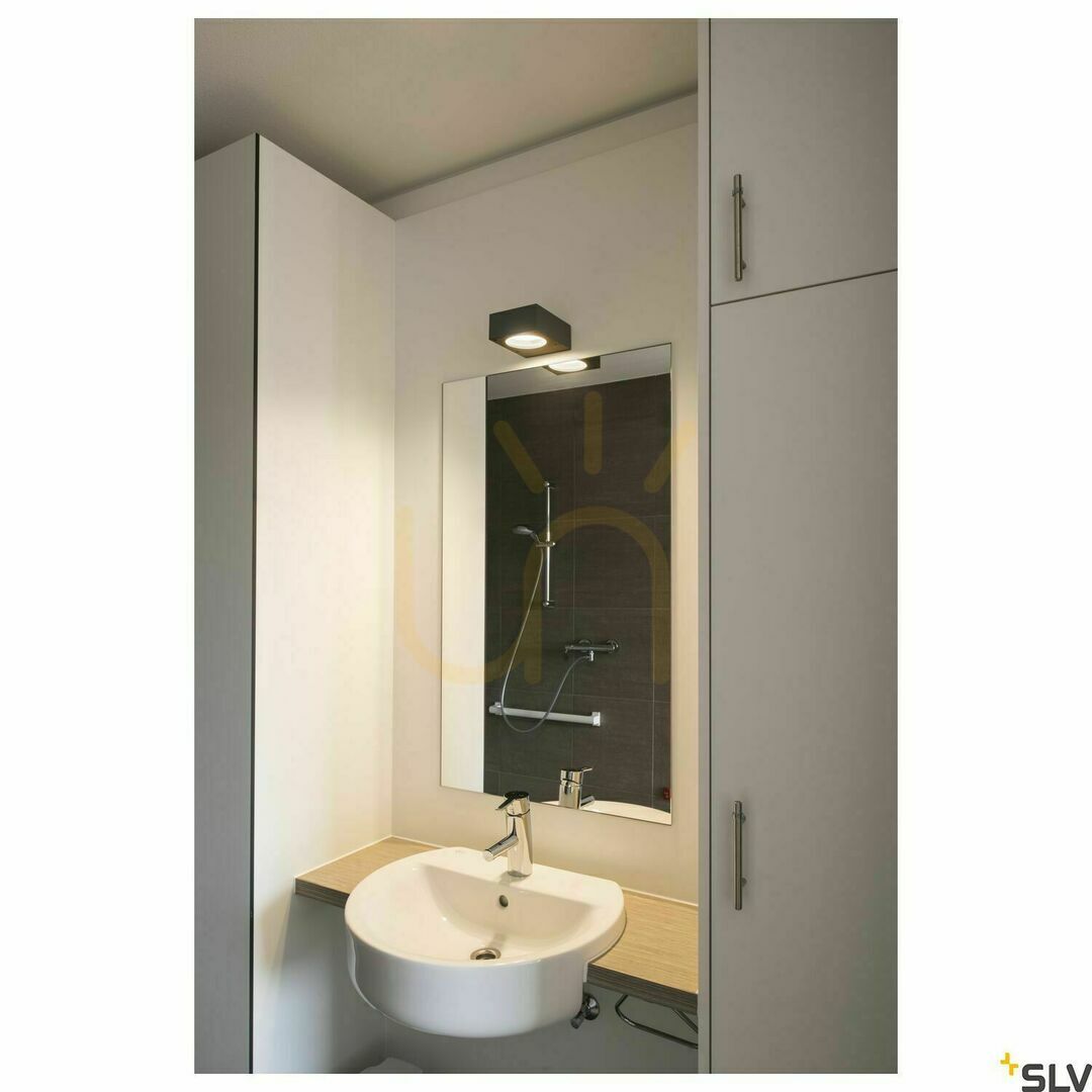 Náhled Venkovní nástěnné svítidlo SLV QUADRASYL WL 15 antracit IP44 232285 Venkovní nástěnné svítidlo SLV QUADRASYL WL 15 antracit IP44 232285