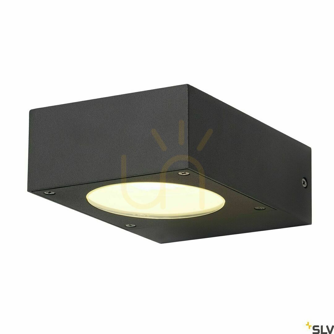 Kontrola Venkovní nástěnné svítidlo SLV QUADRASYL WL 15 antracit IP44 232285 Venkovní nástěnné svítidlo SLV QUADRASYL WL 15 antracit IP44 232285