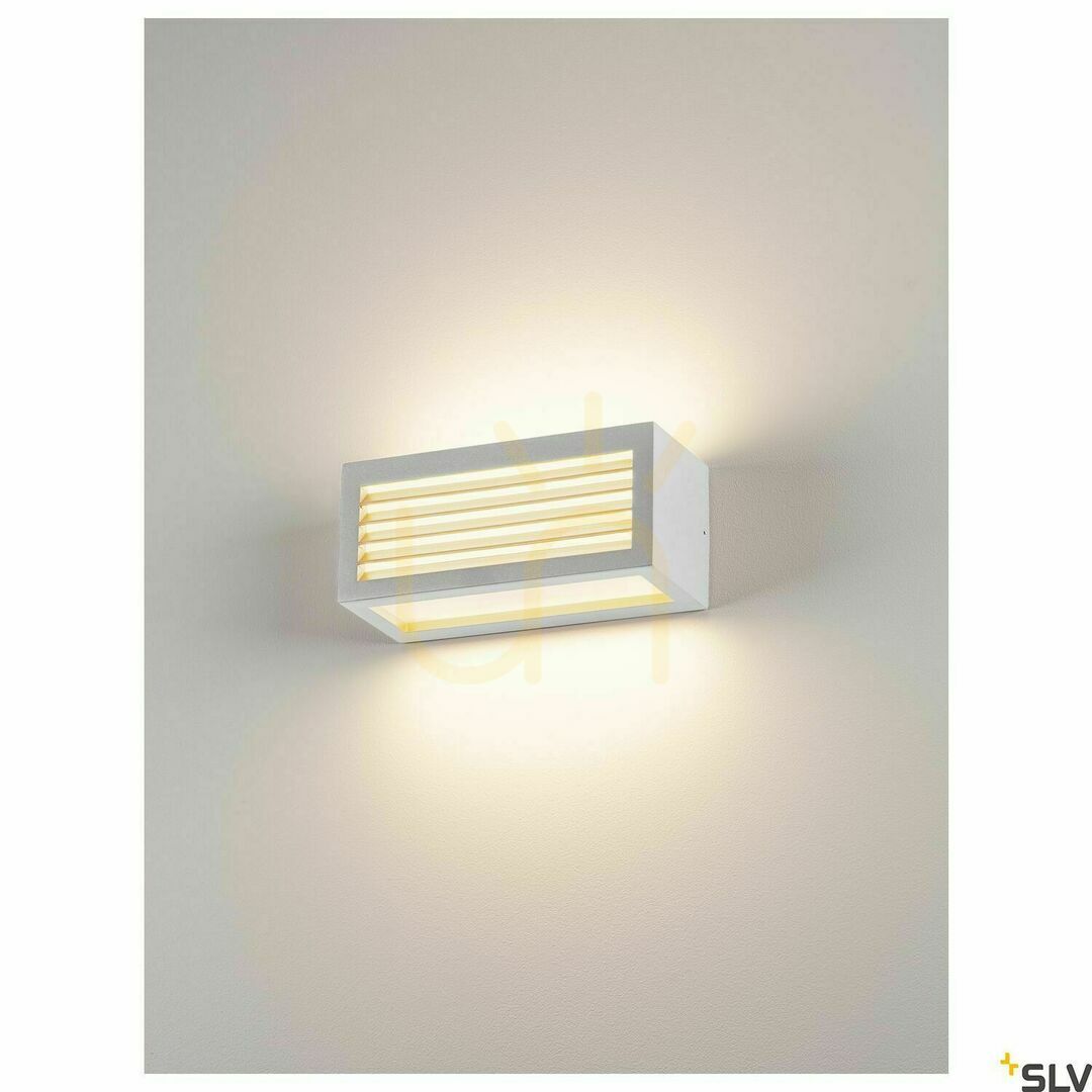 Pohled Venkovní nástěnné svítidlo SLV BOX-L bílé 18W IP44 232491 Venkovní nástěnné svítidlo SLV BOX-L bílé 18W IP44 232491