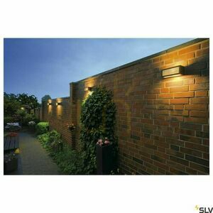 Venkovní nástěnné svítidlo SLV BOX-L antracit 18W IP44 232495 small 1