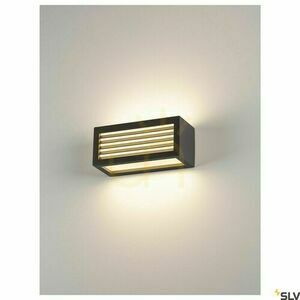 Venkovní nástěnné svítidlo SLV BOX-L antracit 18W IP44 232495 small 2