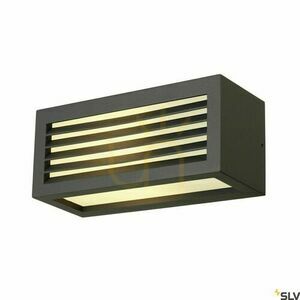 Venkovní nástěnné svítidlo SLV BOX-L antracit 18W IP44 232495 small 0