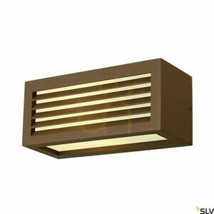 Venkovní nástěnné svítidlo SLV BOX-L Rusty IP44 18W 230V 232497 small 0