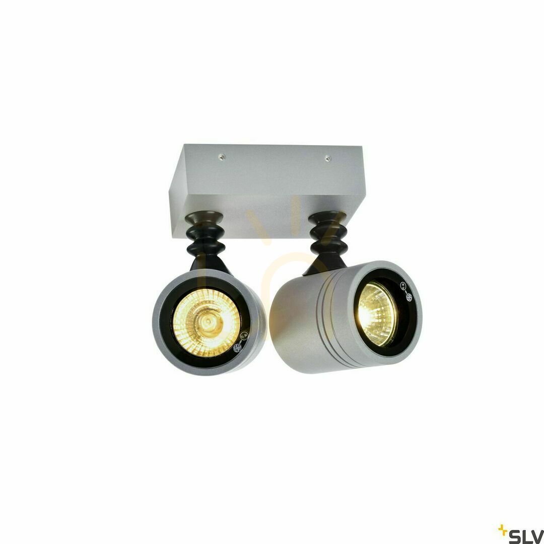 Pohled Venkovní nástěnné svítidlo SLV MYRA WALL šedé IP55 233094 Venkovní nástěnné svítidlo SLV MYRA WALL šedé IP55 233094
