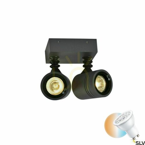 Kontrola Venkovní nástěnné svítidlo SLV MYRA WALL antracit IP55 50W 233095