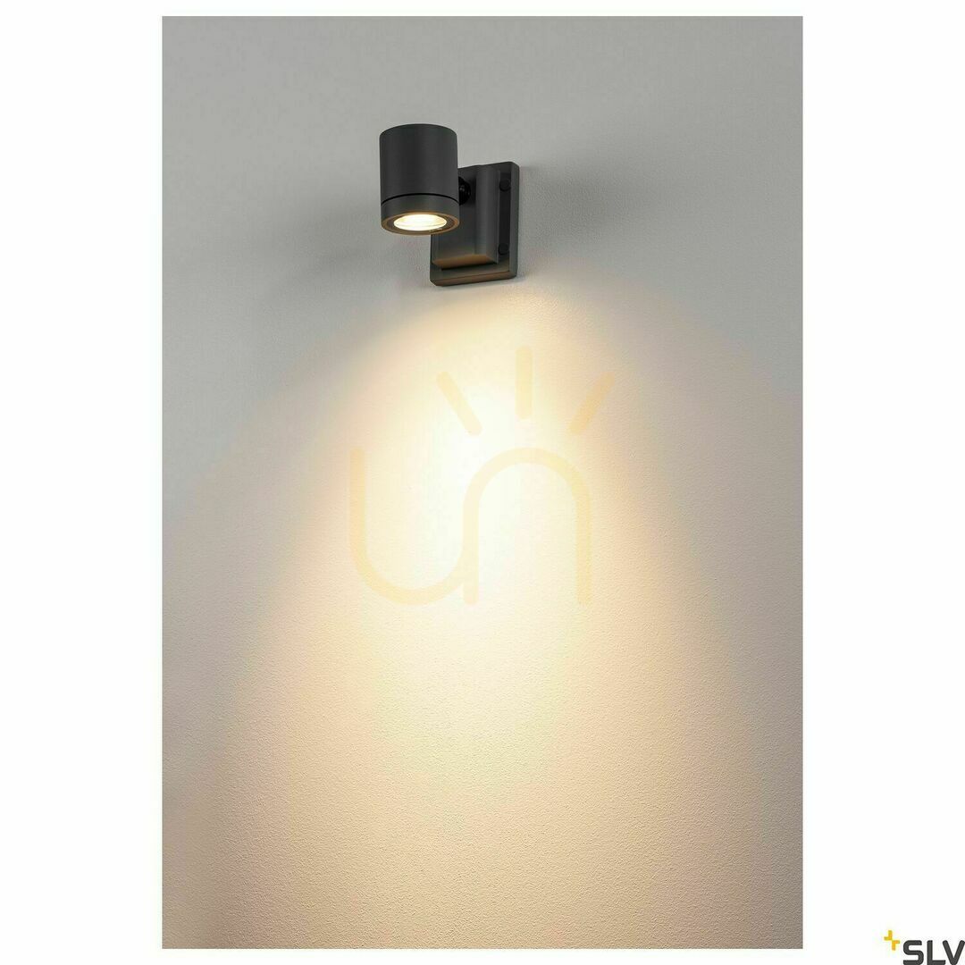 Zobrazit Venkovní nástěnné svítidlo SLV MYRA WALL antracit IP55 233105 Venkovní nástěnné svítidlo SLV MYRA WALL antracit IP55 233105