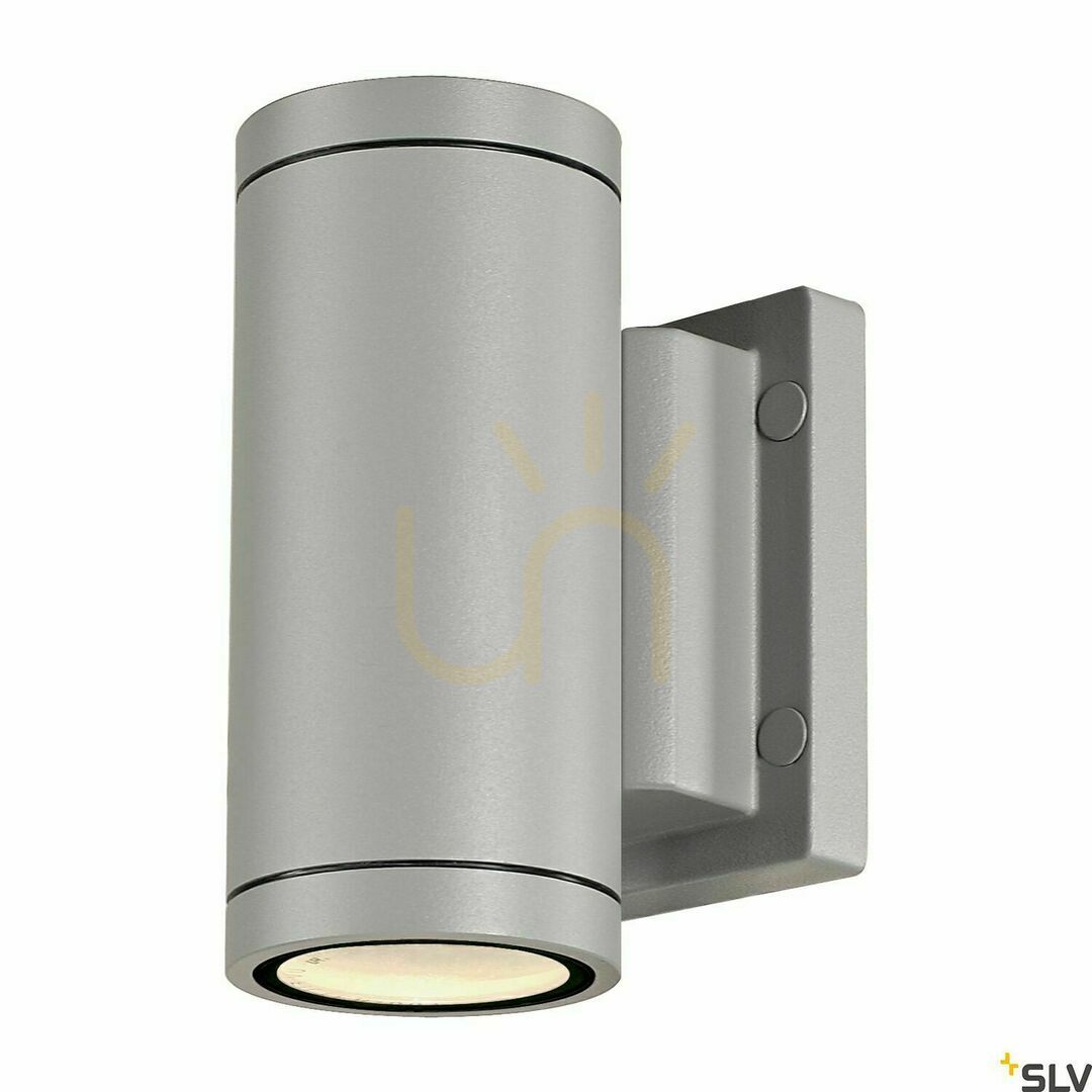 Pohled Venkovní nástěnné svítidlo SLV MYRA šedé IP55 35W 233114 Venkovní nástěnné svítidlo SLV MYRA šedé IP55 35W 233114